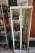 2 pcs. cabinets containing various spatulas, crowbars, hammers, etc.