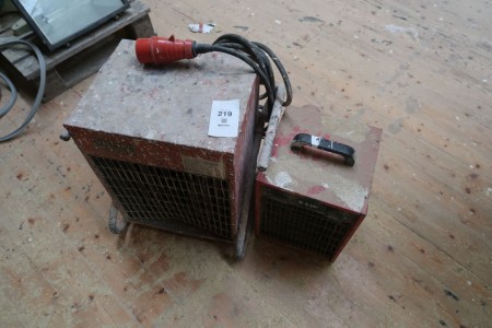 2 pcs. fan heater