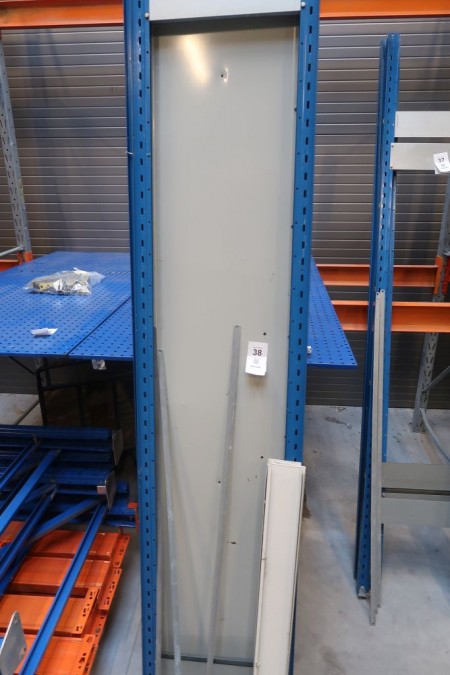 3 compartment steel shelving