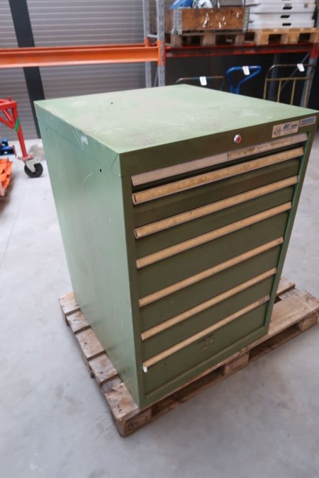 Steel cabinet with drawers