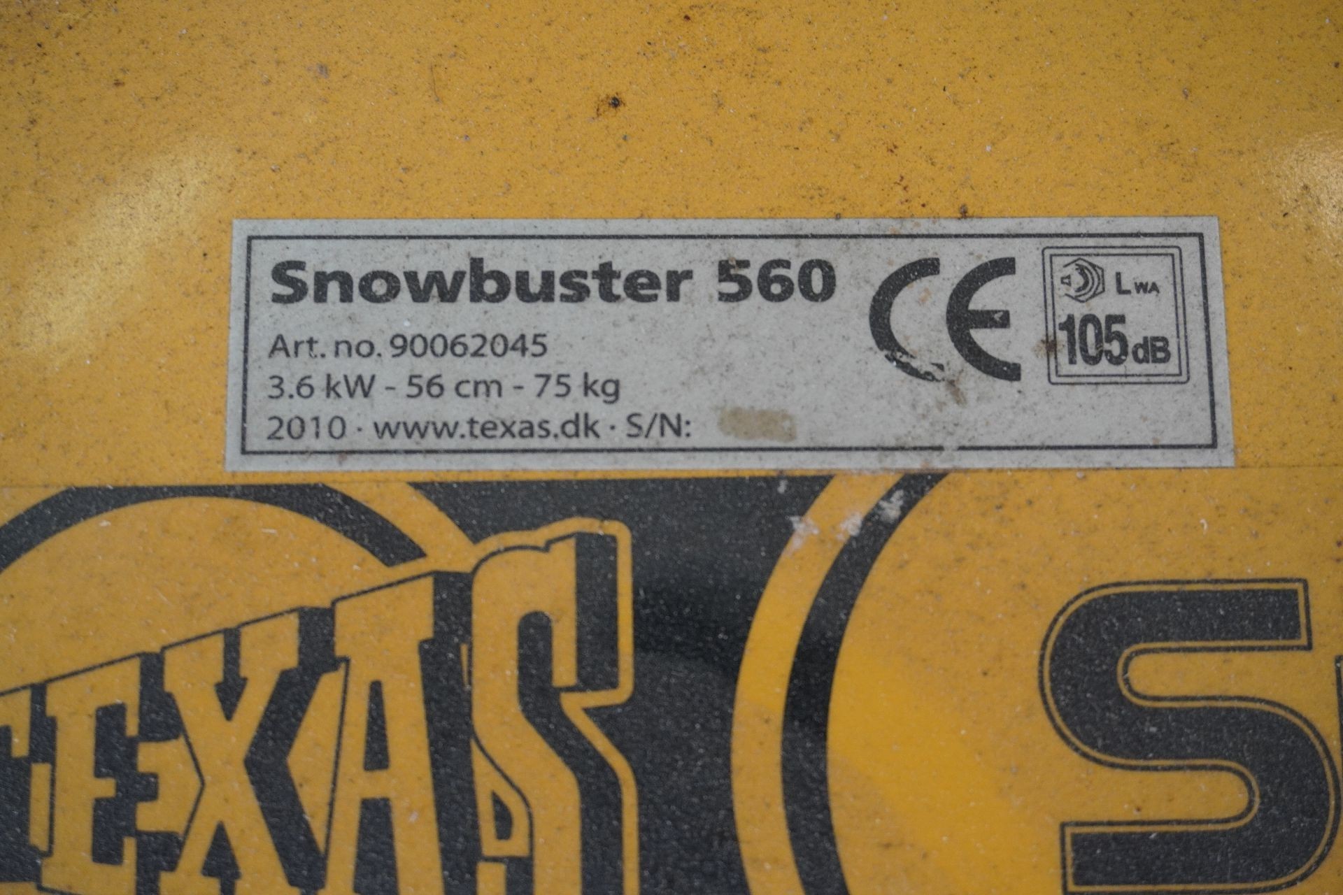 Schneefräse, Texas Snowbuster 560 - KJ Auktion - Maschinen-Auktionen