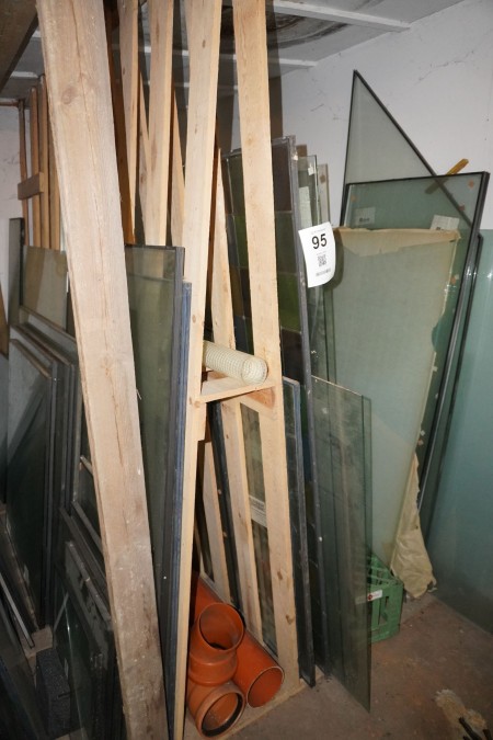 Large lot of glass