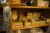 Contents of 4 shelves of various fittings, door handles, etc.