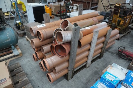 Lot of PVC/sewer pipes