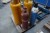 5 pieces. á various pressurized bottles with and without contents
