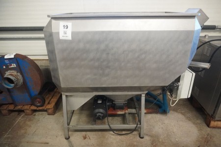 Feed tank stainless, Jasp Soffie 950, incl. fat pump