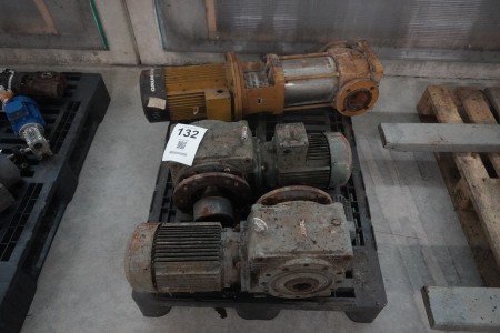 2 pcs. motor & pump