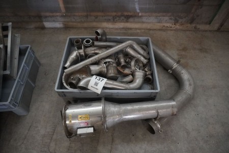 Various stainless steel spare parts