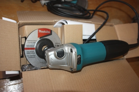 Power tools: angle grinder, Makita GA 5030, ø 125 mm, unused + angle grinder, Bosch GWS 230