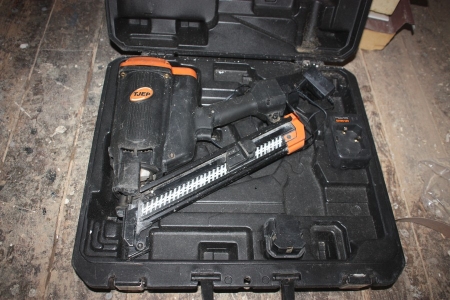 Aku-sømpistol, TJEP, 2 batterier + lader