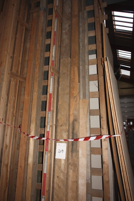 Lot panels + various timber as marked