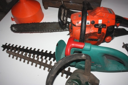 Chainsaw, Echo CS-5100 + 2 hedge trimmers