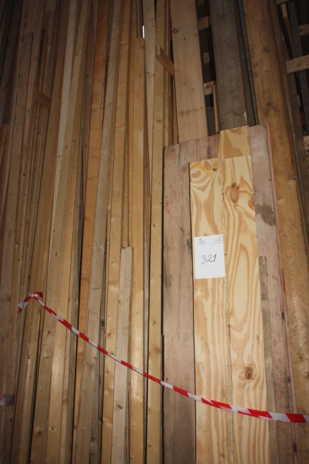 Lot boards, laths, etc. as marked