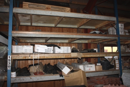 Contents 1 section pallet racking, tile roof, birds, bricks, etc.