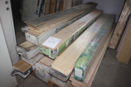 Lot assorted wooden floor