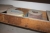 Snedkerhøvlebænk, ca. 225 x 94 cm uden indhold