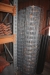 Contents 1 section pallet racking, various tiled roof ridges, deposits, etc. + 3 rolls of wire mesh