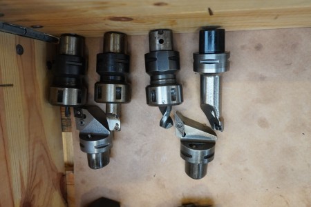 6 pieces. Boring tool/turning tool capto C4