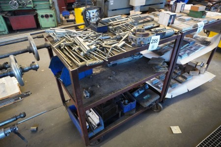 Trolley including various honing tools