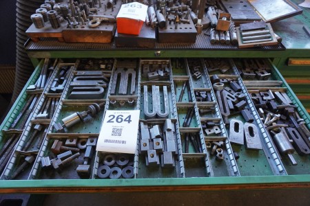 Various tensioning tools in drawer