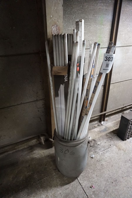 Lot of fluorescent tubes