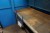 File bench in wood incl. vise & tool wall