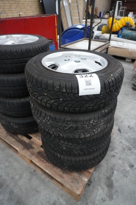 4 pieces. winter tires with rims