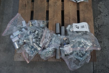 Lot of fittings for hydraulics