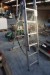 Step/pull-out ladder in aluminium, Krause