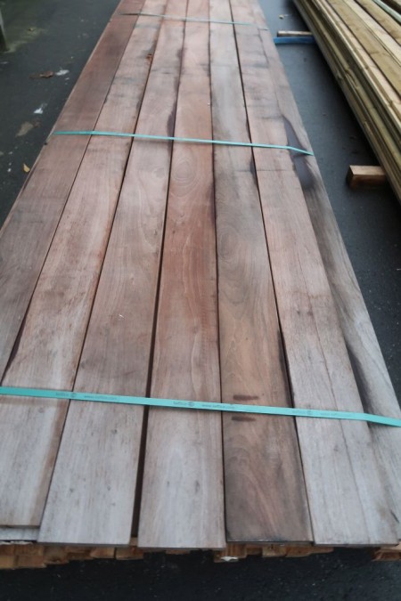 15 pcs. hardwood decking boards