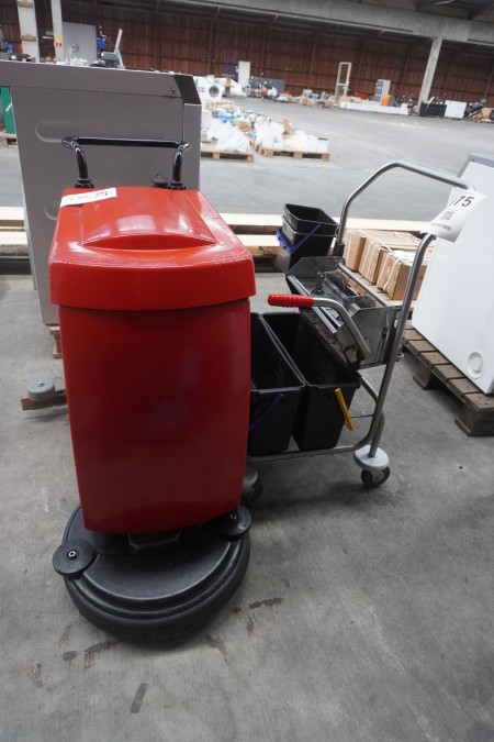Floor washer, Gansow 26, incl. Cleaning oven