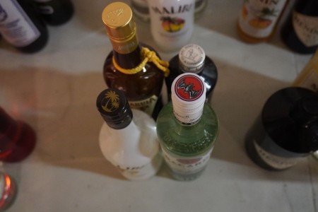 4 bottles of spirits