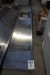 Worktop with sink in stainless steel