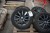 4 pieces. Tires with rims, Rial winter tires