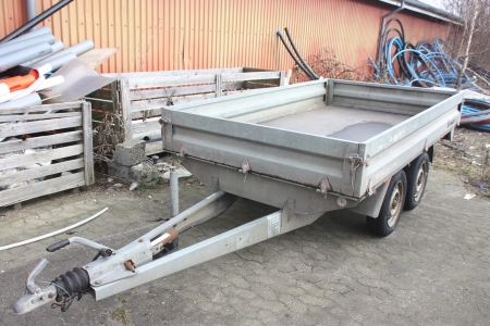 Alu-trailer Brenderup Bravo, T: 1000 kg, L: 675 kg. ZC 4275. First reg: 13-11-1997.