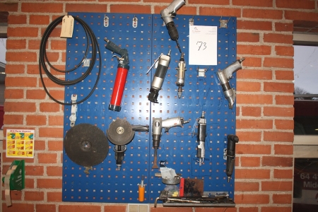 Tool panel with air tools