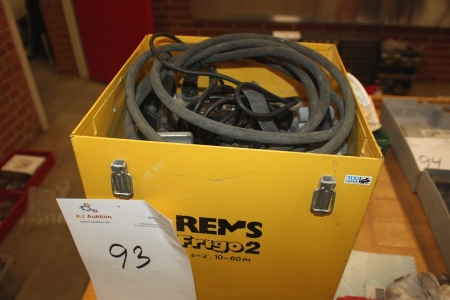 Power tube freezer, REMS Frigo 2 Steel, copper, plastic, composite pipes Ø 1/8-2 ", Ø 10-60 mm