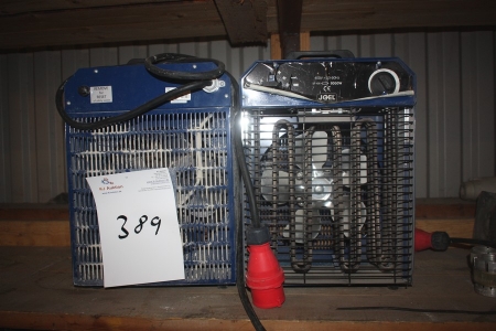 2 x power heaters Jo-El, 9 kW