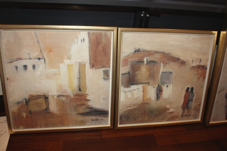3 paintings signed Bammeskov 02