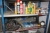 Content in and on 3 section steel shelving (plumbing fittings, etc., consumables + 2-component caulking gun, Hilti HDM 330, connectors, etc.)
