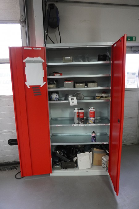 Workshop cabinet with contents, Wurth