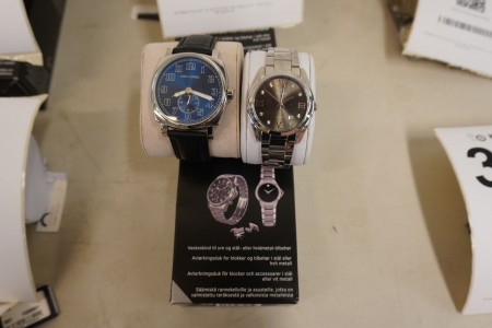 2 Stk. Armbanduhren, Festina und Van Vogel