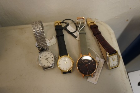 4 pieces. Wristwatches, Bonett, Obaku and Inox