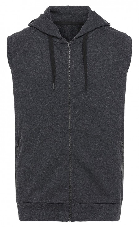 20 pcs. Sport hooded zip, black