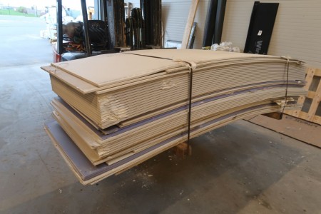 38 sheets of plaster 12.5 mm