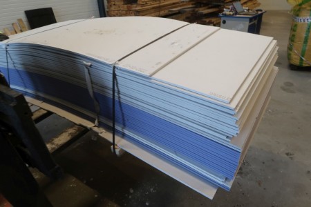36 sheets of plaster 12.5 mm