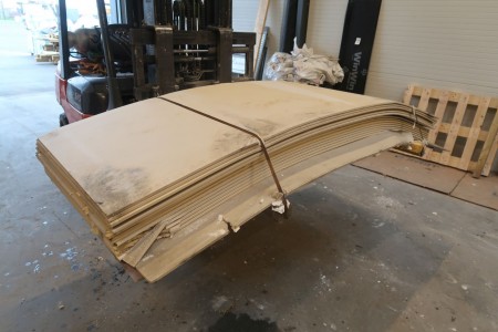 15 sheets of plaster 12.5 mm