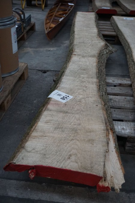 1 stk. Planke i asketræ