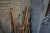 Large lot of garden tools
