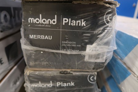 4,95 m2 gulv Moland plank